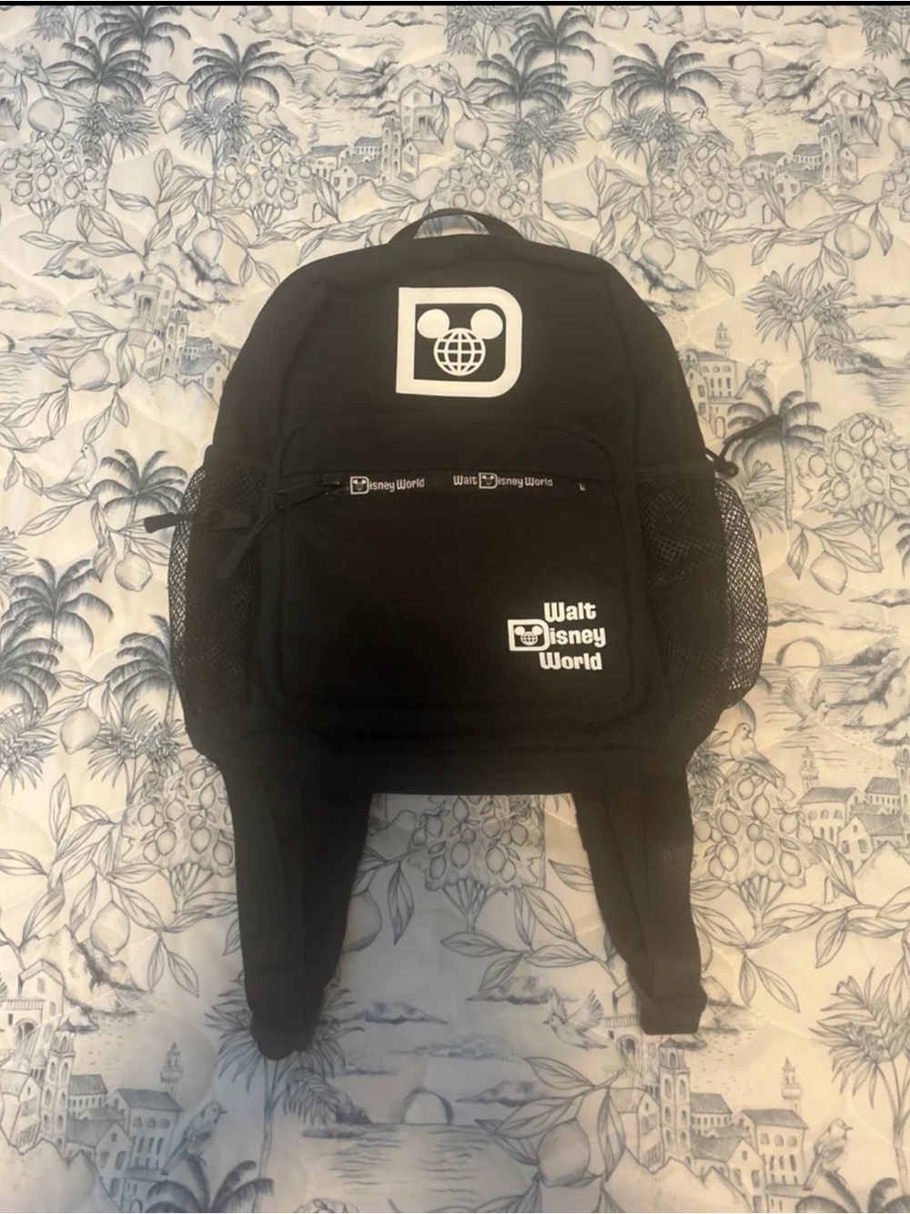 Disney Black Walt Disney World Logo Backpack